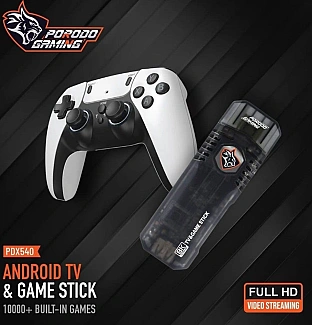 اندروید باکس و گیم استیک پرودو Porodo Android TV Game Stick PDX540